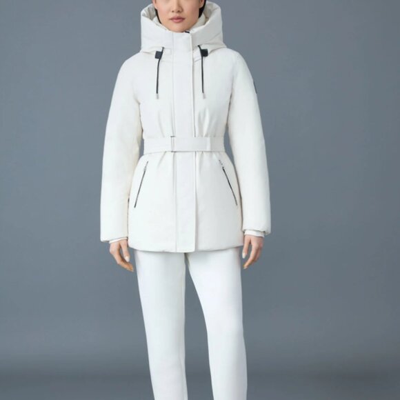 NWT JENI-F 2-in-1 down parka with removable bib in Cream Brand New in Bag - Picture 1 of 8